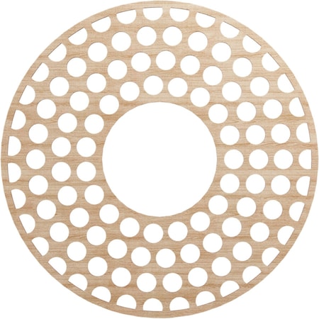 Ekena Millwork Fink Wood Fretwork Pierced Ceiling Medallion, Alder, 34"OD x 12 3/8"ID x 3/8"T CMWP34X34X0375FFAL